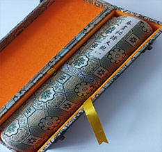 张店书画装裱案例